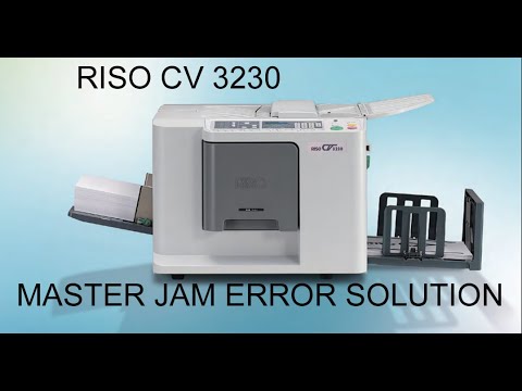 riso cv 3230 master jam error solution@helpcsc