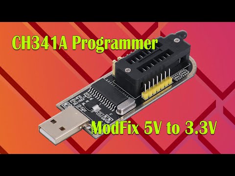 CH341A Programmer MODFIX 5V to 3,3V