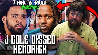 J COLE RESPONDED TO KENDRICK | J Cole - 7 Minute Drill (RAPPER REACTS)