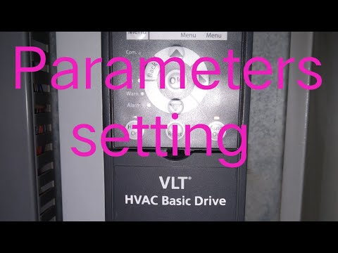 vlt hvac basic drive fc101 parameters setting.