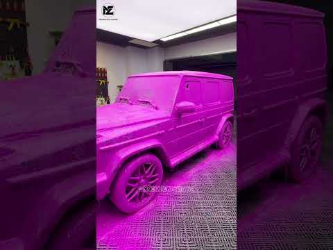 Pink Soap 🧼 To wash Car #shorts #short #reels #car #chinese #china #japan #new #asmr #asmrvideo