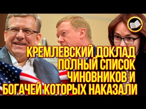 ᴴᴰ Кремлевский Доклад США - Полный Список