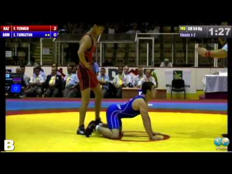 F.YERNUR (KAZ) vs E.TAMAZYAN (ARM) | Final 54 GR - Cadet World Championship - Snina (Slovakia)