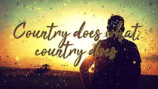 Nate Barnes - Country Does (Official Lyric Video)