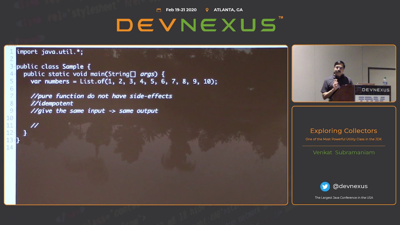 DevNexus 2020   Exploring Collectors   Venkat Subramaniam
