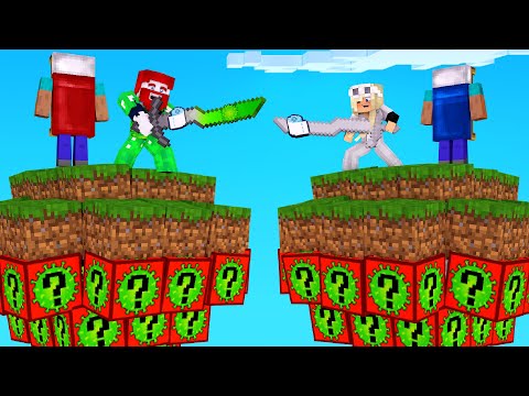 Minecraft VIRUS LUCKY BLOCK BEDWARS!