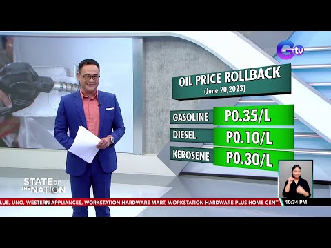 Oil price rollback (June 19, 2023) SONA