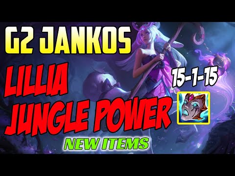 G2 Jankos Plays LILLIA Jungle vs Graves - Challenger Gameplay New Items Season 11 Liandry's Anguish