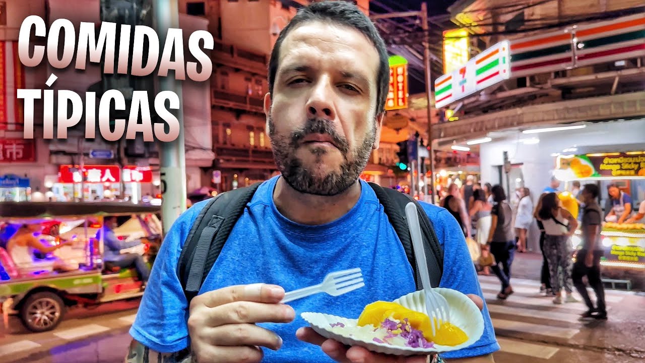 A WHOLE DAY EATING STREET FOOD IN BANGKOK 🍜 🇹🇭