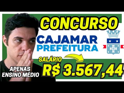 CONCURSO PREFEITURA DE CAJAMAR 2025