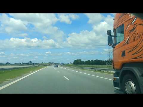 Highway A1 Poland / Шоссе A1 Польша / Autopista A1 Polonia /Autobahn A1 Polen /