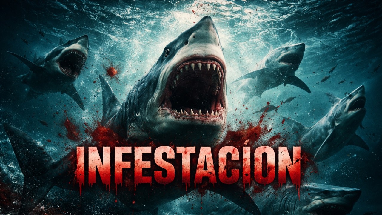 Tiburones Asesinos Invaden el Océano | Película Completa de Monstruos | John Schneider