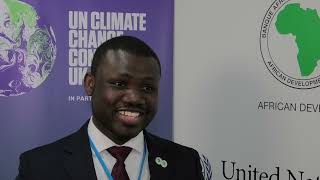 Dr Olufunso Somorin – Climate Change and Green Growth, African Development Bank