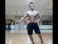 Nick Mavridis Men's Physique posing 3.5weeks out.