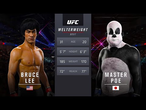 Bruce Lee vs. Master Po (EA sports UFC 2)