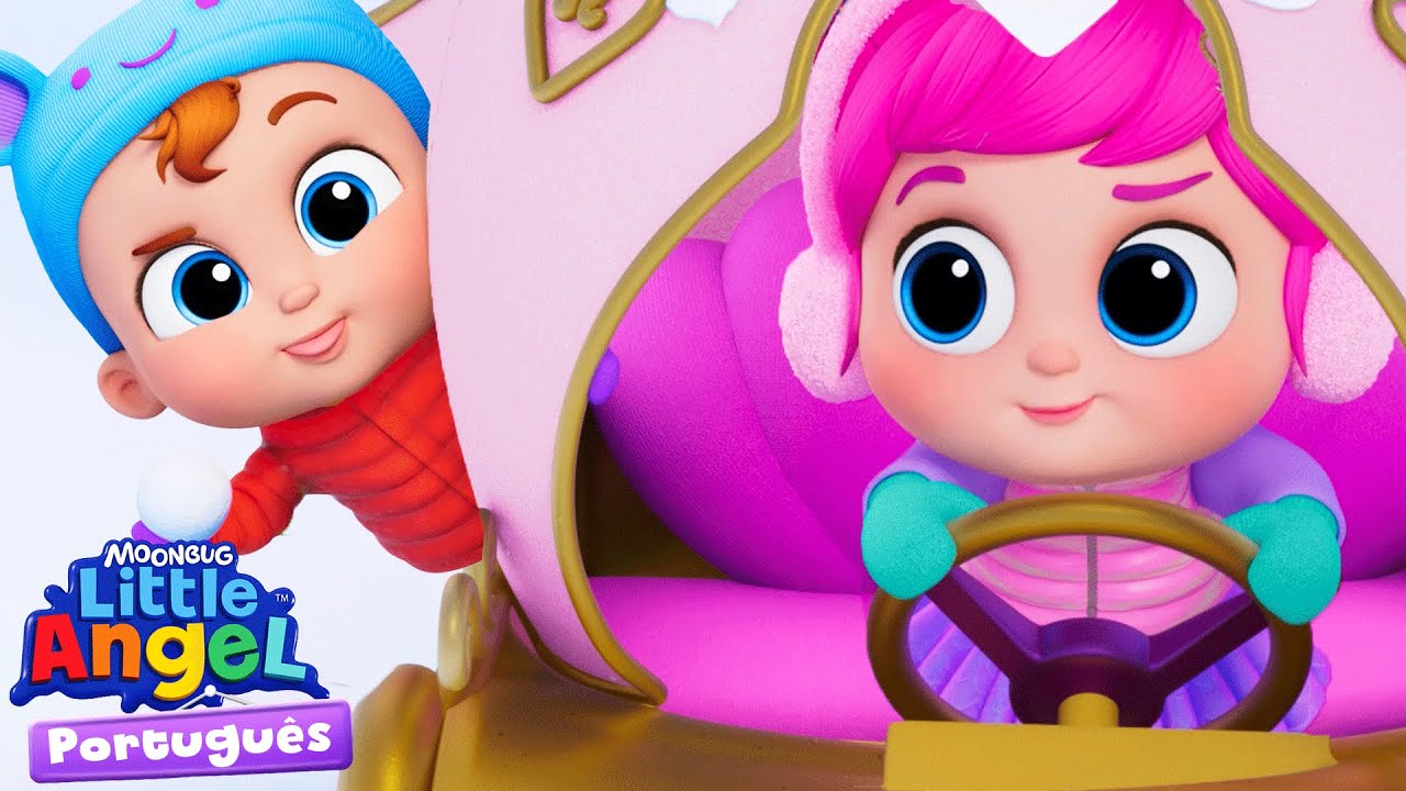 ⭐ Novo Episódio ⭐ Guerra de neve no Natal ❄️🎄 Little Angel Brasil | Músicas Infantis em Português
