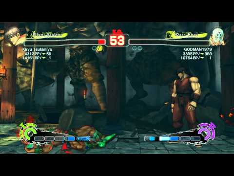SSF4 AE: Kiryu Tsukimiya (Guy) vs GODMAN1979 (ElFuerte) - Ranked Match (720p HD)