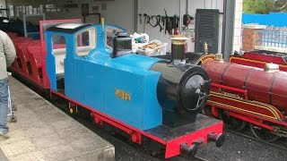 preview picture of video 'Rhyl Miniature Railway 12.7.14 - Clara - diesel powered steam locomotive'
