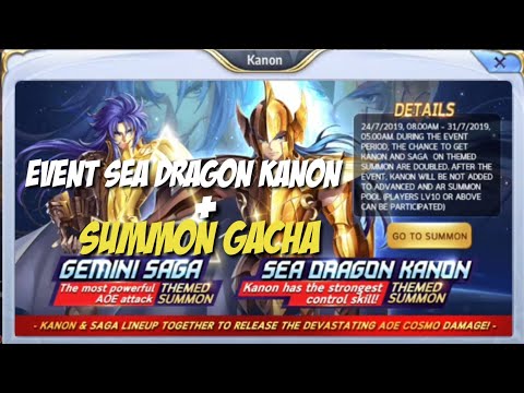 SAINT SEIYA AWAKENING: EVENT SEA DRAGON KANON + SUMMON GACHA