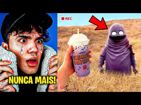 Juro que eu nunca mais vou assistir Grimace Shake depois disso....