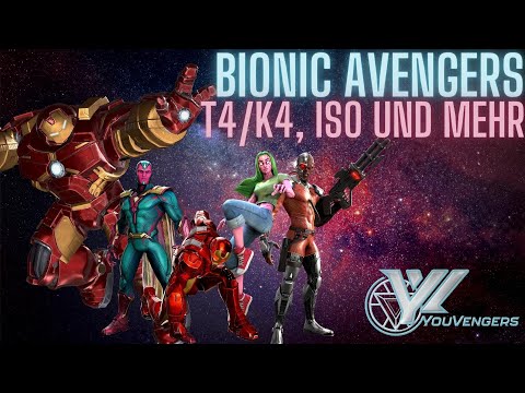 Bionische Avenger - Fähigkeiten, ISO-Klassen und Rote Sterne Empfehlungen in MARVEL Strike Force
