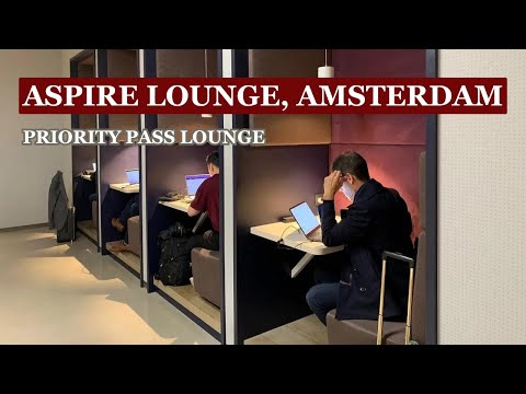 Aspire Lounge, A Priority Pass Lounge, Amsterdã Schiphol (Schengen)