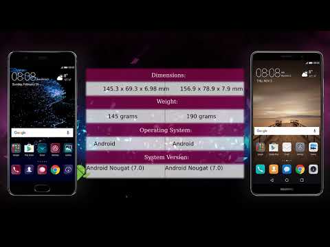 Huawei P10 vs Huawei Mate 9 - Phone comparison
