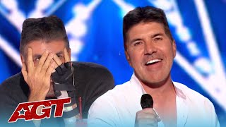 Download lagu LEAKED Simon Cowell SINGS On The America s Got Tal... mp3