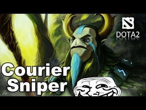 Nature's Prophet Lvl 1 Courier Snipe Troll