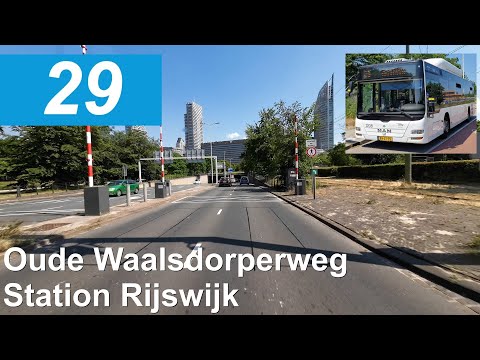 HTM lijn 29: Oude Waalsdorperweg - Rijswijk Station | HTM 1208 | 2023