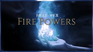 Blue Fire Powers Pack ◈ FREE VFX ◈ Fireball &amp; Fire Attacks ◈ Magic Power Effects [Blackscreen]