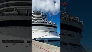 Norwegian AQUA docked in St. Thomas #Shorts