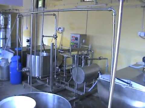 Mini dairy milk pasteurization plant