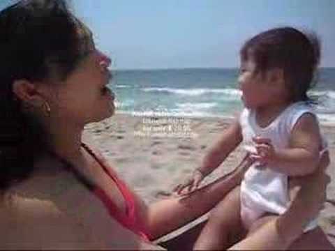 Adriel at the beach - A