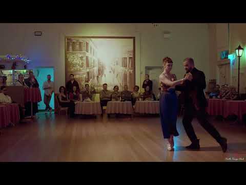 Beautiful Argentine Tango 1st dance by Rocio Lequio y Bruno Tombari at Perth Tango Club May 2025