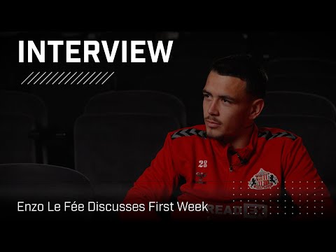 "I play football to play in big games" | Enzo Le Fée On Joining The Lads | Interview