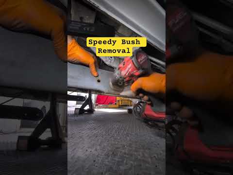 Speedy Trailing Arm Bush Removal #automobile #mechanic #tips #suspension #youtubeshorts #reels