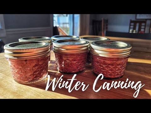 Water Bath Canning Cranberry Mustard | Preserving During Winter