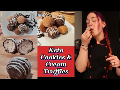 Keto Cookies & Cream Truffles- .5 Net Carb each!!!!