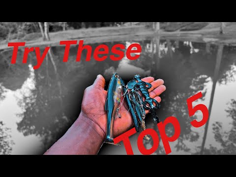 My TOP 5 Lures To Catch Bass In Any PRESSURED Pond