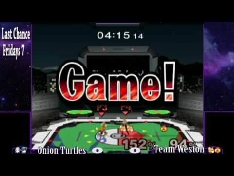 LCF7 Doubles - Onion Turtles vs Team Weston - SSBM Round 2 Losers