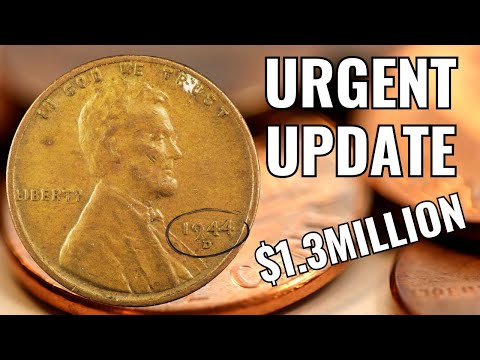 DO YOU HAVE MOST VALUABLE 1944 D MINT MARK USA WHEAT PENNY WORTH MILLIONS OF DOLLARS!