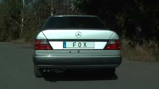 Video: Fox Edelstahl Sportauspuff-Komplettanlage ab Kat Mercedes E-Klasse W124 Video: Fox Edelstahl Sportauspuff-Komplettanlage ab Kat Mercedes E-Klasse W124