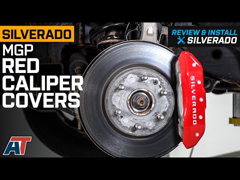 2019-2022 Silverado MGP Red Caliper Covers with Silverado Logo Review & Install