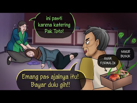 Bisnis Catering Busuk - Profit Asoy Pelanggan Meninggoy  | Kartun Animasi Drama