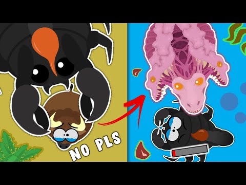DESTROYING SWEATY SCORPION in MOPE.IO // NEW TARTARUS TREX GAMEPLAY