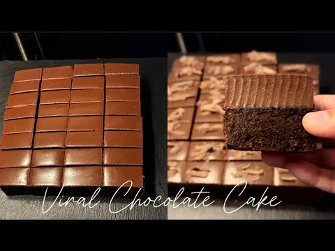 The Most Viral Chocolate Cake Recipe || Viral Malaysian Chocolate Cake without Cream and Mixer