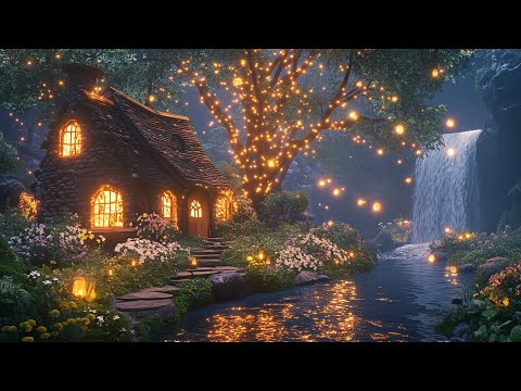 Fireflies in Enchanted Forest | Soothes Flute Music for Stress Relief, Deep Focus, Sleep, Calm