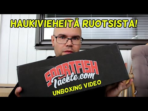 HAUKIVIEHEITÄ RUOTSISTA! | Unboxing video