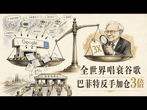 全世界都說 AI 要幹掉 Google，巴菲特為什麼反手加倉三倍？